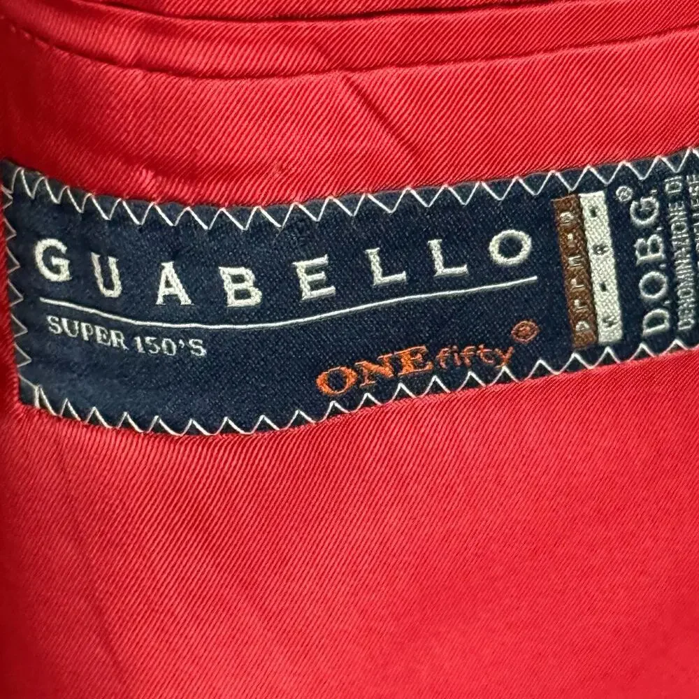 Suitsupply Jort Guabello Blazer Mens 46R Gray 3 Button Sport Coat Business